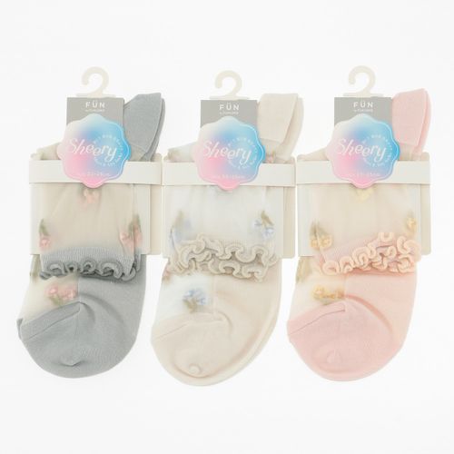 4902490004901







福助
fukusuke FUN Sheery シースルーソックス ショート丈