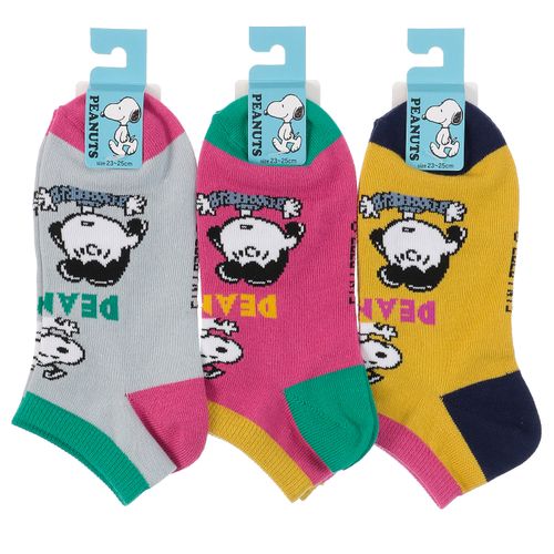 モモステーション
スニーカー丈 スヌーピー 総柄 靴下