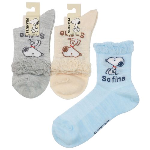 モモステーション
クルー丈 スヌーピー メッシュ 靴下