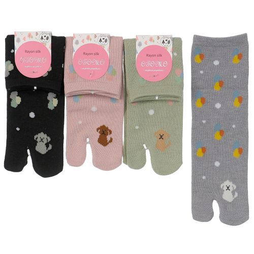 スタジオ・ポアック
足袋 ロークルー丈 レーヨンシルク混 トイプードル