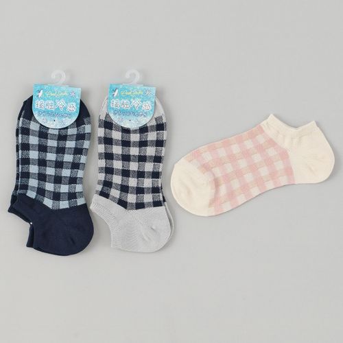 スタジオ・ポアック
接触冷感 スニーカー丈 ギンガムチェック