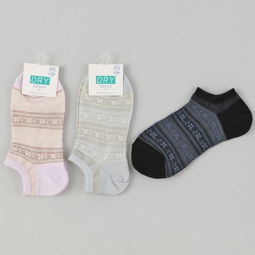 スタジオ・ポアック
スニーカー丈 吸水速乾 フロート花ボーダー