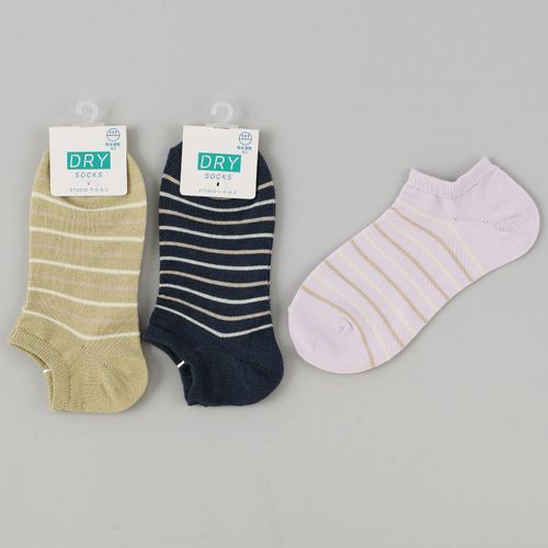 スタジオ・ポアック
スニーカー丈 吸水速乾 ボーダー