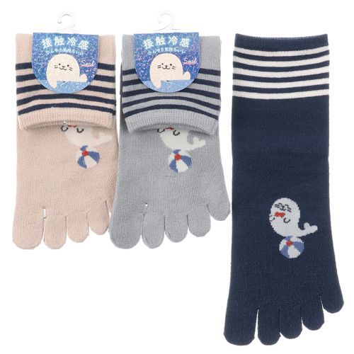 スタジオ・ポアック
5本指 接触冷感 ロークルー丈 玉乗りアザラシ