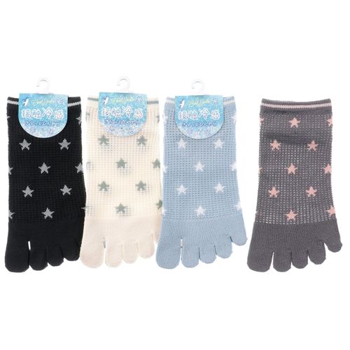 スタジオ・ポアック
5本指 接触冷感 スニーカー丈 ワッフル星柄