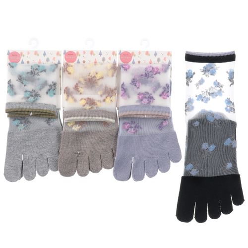 スタジオ・ポアック
5本指 シースルー ロークルー丈 小花