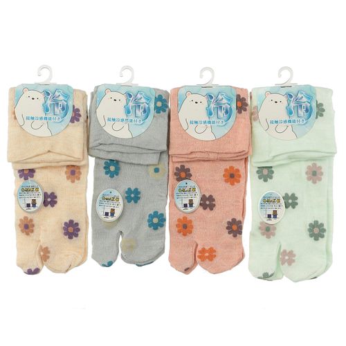 常峰ソックス
足袋 接触冷感 花柄 靴下