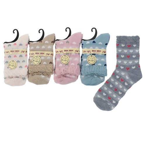 モモステーション
クルー ハート総柄 靴下