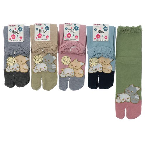 モモステーション
足袋 クルー 寄り添いねこ