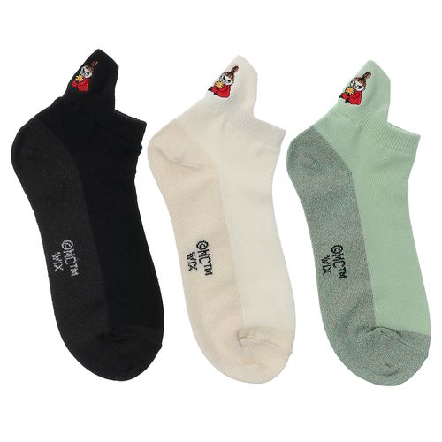 4905114970880







ウィックス
MOOMIN スニーカー丈ソックス 足底紙糸 踵ミイ＆花刺繍