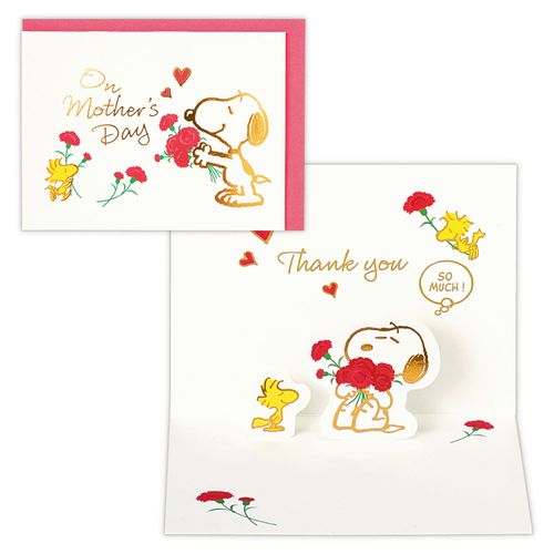 4961099823429



823429



日本ホールマーク
スヌーピー ウッドストックとカーネーション 母の日 立体カード