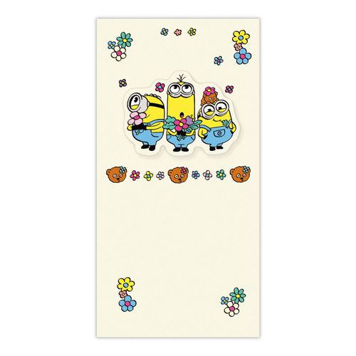 4961099851811



851811



日本ホールマーク
無地お祝い封筒 ミニオンズ お花【祝い事全般／封筒