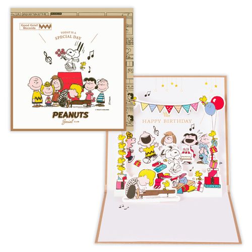 4961099852436



852436



日本ホールマーク
SNOOPY スクエアピアノ 誕生お祝い／立体オルゴールカード