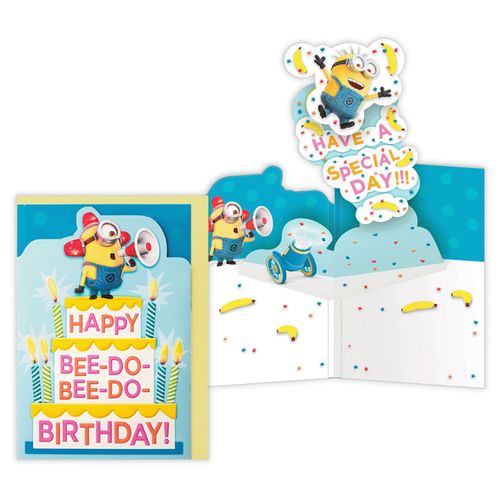 4961099852443



852443



日本ホールマーク
ミニオンズ サイレン 誕生お祝い／立体オルゴールカード