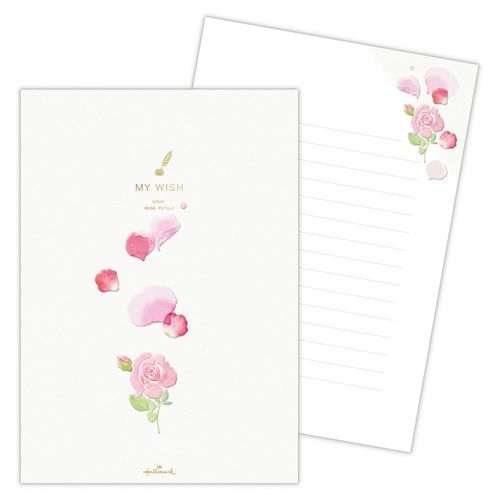 4961099854140



854140



日本ホールマーク
MY WISH ローズペダル2 レターパッド｜1柄10枚 横罫