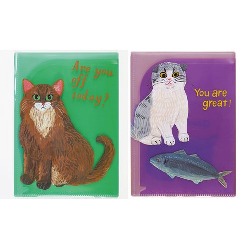 4515968538442







グリーティングライフ
キャットアンド／そで山かほ子 6ポケットクリアホルダー（A5サイズ）