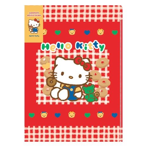 4952270332885



QE272



古川紙工
ハローキティ A5クリアファイル（2PK） おやつパーティー