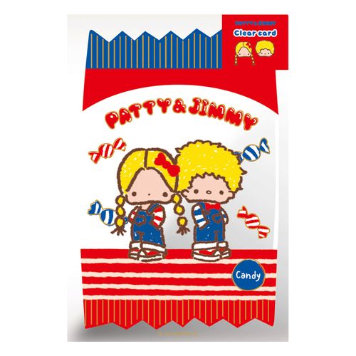 4952270333189



CP21



古川紙工
パティ＆ジミー 箔押しクリアカード おやつパーティー