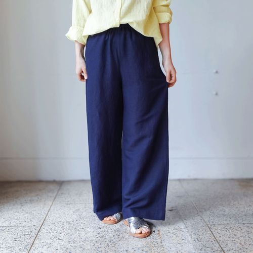 アパレルアイ
aiai 麻レーヨン シュッと！ワイドフレアーパンツ