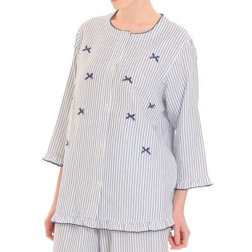 4550297316392







ナルエー
Narue ダブルガーゼシンプルストライプリボンパジャマ