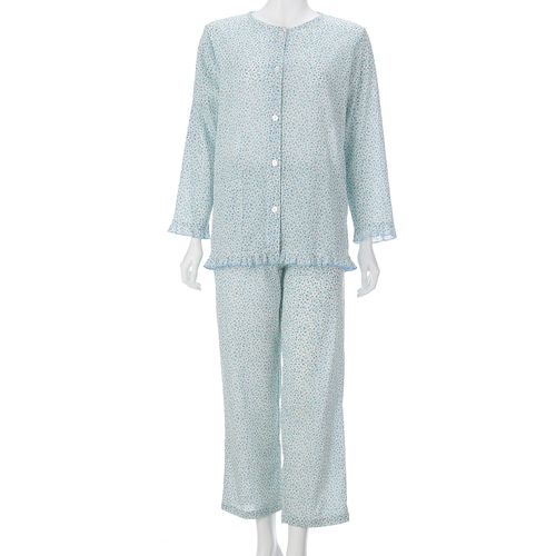 美竹
婦人 綿楊柳 小花柄パジャマ