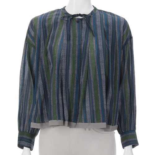 カリネ
ドットストライププリントフレアブラウス