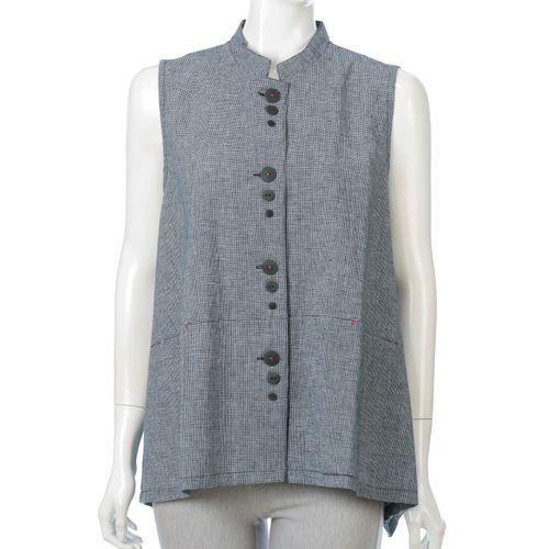 玉一商店
先染め千鳥格子ベスト