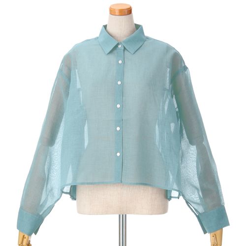 ホワイトジョーラ
Emilyan シアーリネンライクプリーツブラウス