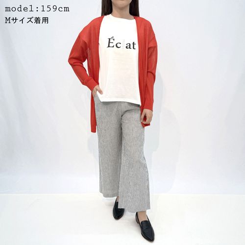 ビッグ宮田
綿麻ワイドパンツ