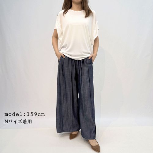 ビッグ宮田
テンセルタックワイドパンツ