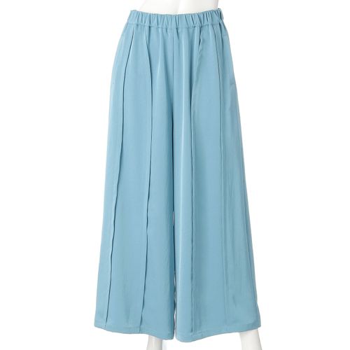 ビッグ宮田
無地タックワイドパンツ