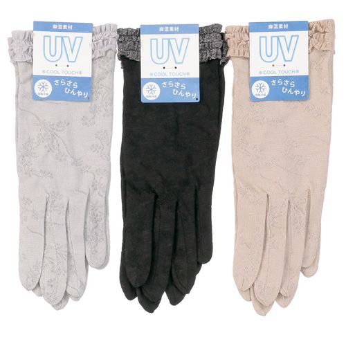 白鳥繊維工業
麻入りジャガード手袋 5指