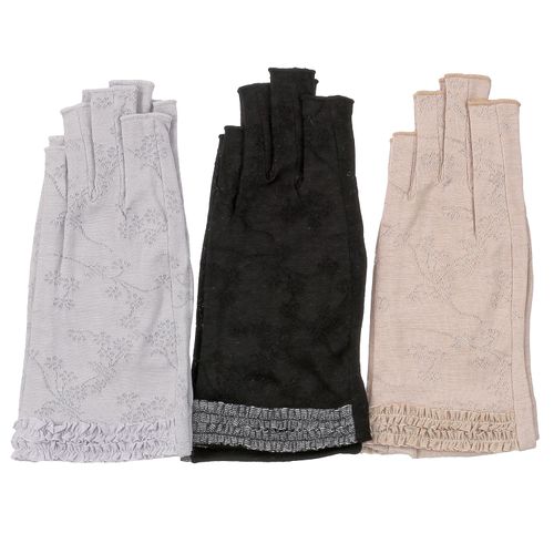 白鳥繊維工業
麻入りジャガード指切手袋