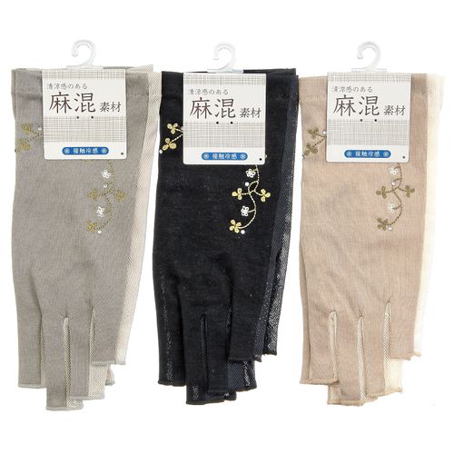 白鳥繊維工業
綿麻ショート指切り手袋