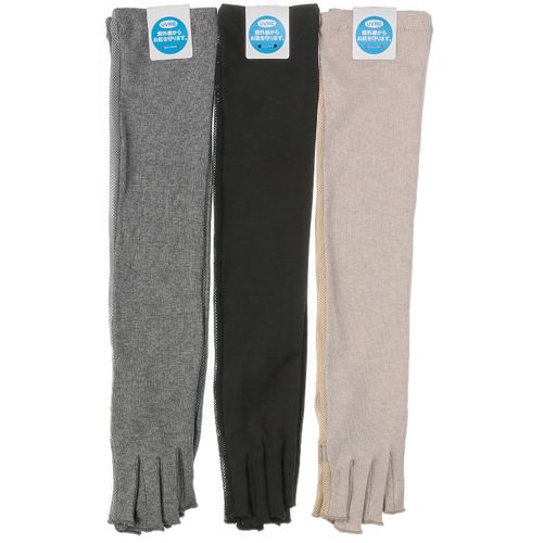 トーヨーグローブ
コットンすべり止め付き指切りロングアームカバー