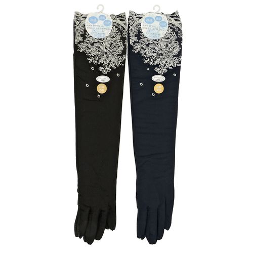 モナミ
冷感抗菌裾刺繍ロングアームカバー 5指