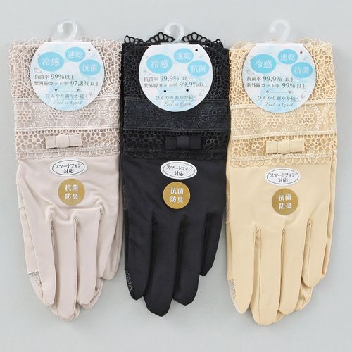 モナミ
冷感抗菌裾レースUV手袋 5指