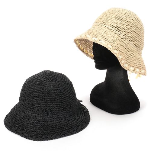 三都帽子
細編みリボンダウン