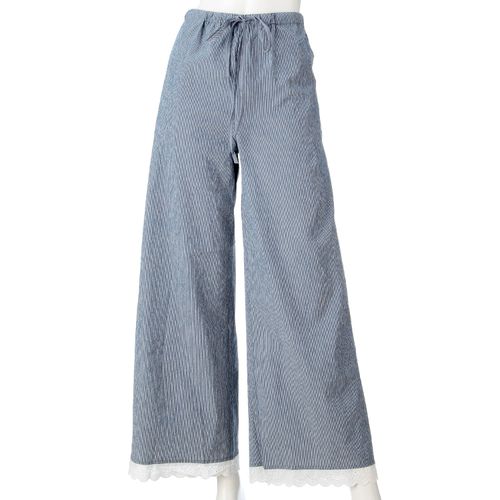 チャーミング
裾レースワイドパンツ