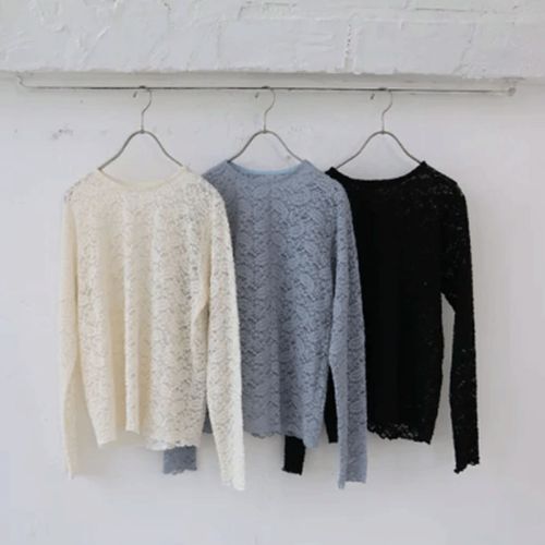 2722613051504







アンリミ
doux bleu コットンナイロンレースプルオーバー