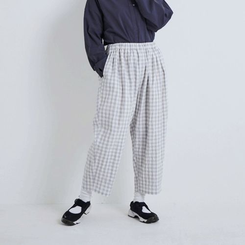 YURKﾌﾟﾗﾝ
YURK geniet van ギンガムユルっとパンツ