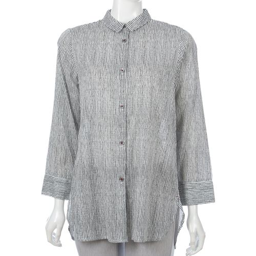 マキレディ
よろけストライプブラウス