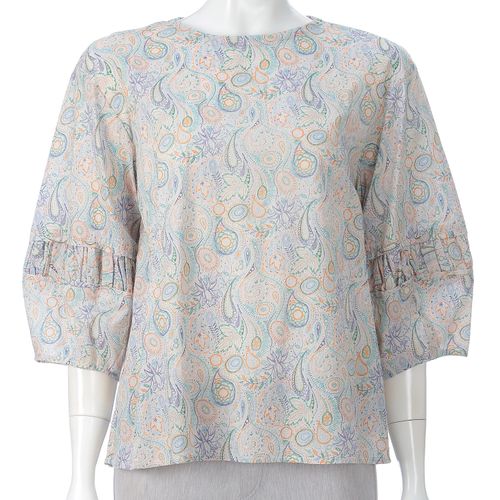 クリス
リバティペイズリー柄ブラウス