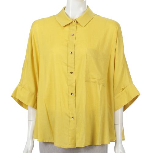 ディーエイチトレード
綿麻洗いシャツブラウス