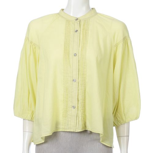 玉一商店
デニムライクピンタックブラウス