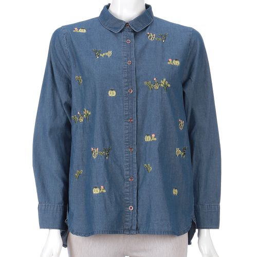 玉一商店
デニム刺繍BL（サボテン柄）