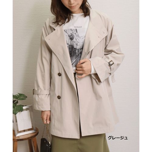 リブ
マーブルワルツ ツイル スタンドカラーコート