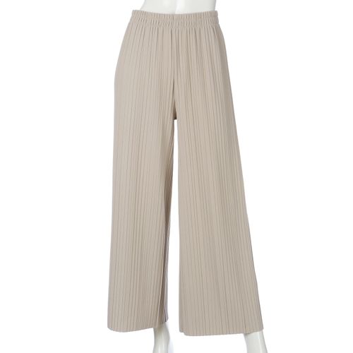 リブ
チャームベリーチック カットジョーゼットBOXプリーツパンツ