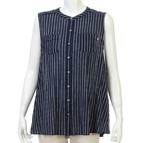 玉一商店
綿PUストライプベスト