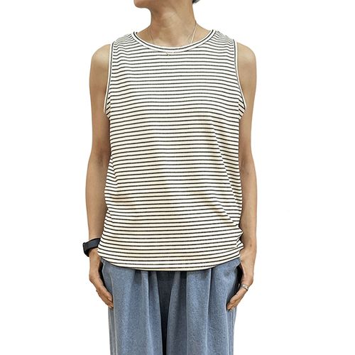 グラティア
GENTIL 無地＆単色ボーダータンクトップ